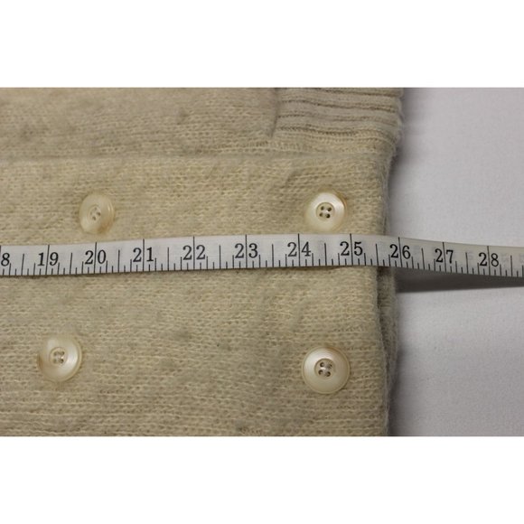 Vintage Ice-Knit Icelandic wool knit button front jacket S - Picture 11 of 14
